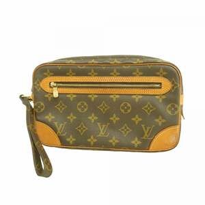 LOUIS VUITTON Brown Monogram Clutch Bag